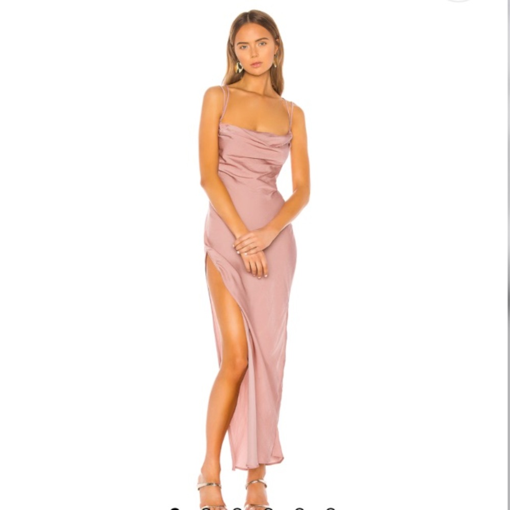 Revolve x Michael Costello Braxton Dress in Rose Size XL